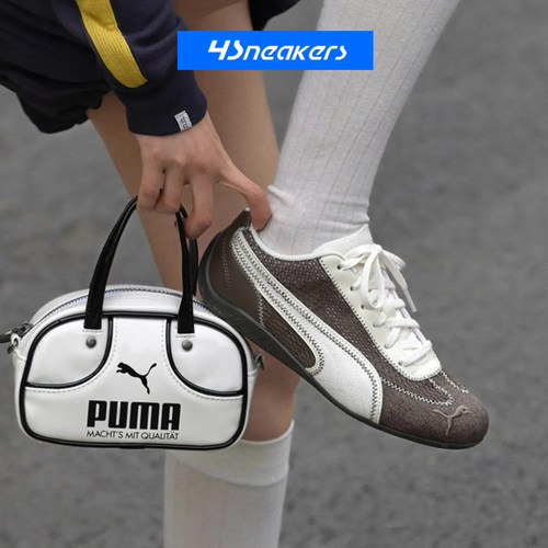 PUMA/彪马 Speedcat Aéré 低帮绗缝线编织网面薄底德训赛车鞋