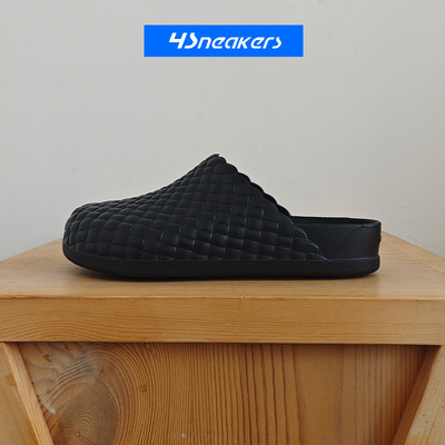 卡骆驰编织纹Dylan一脚蹬拖鞋
