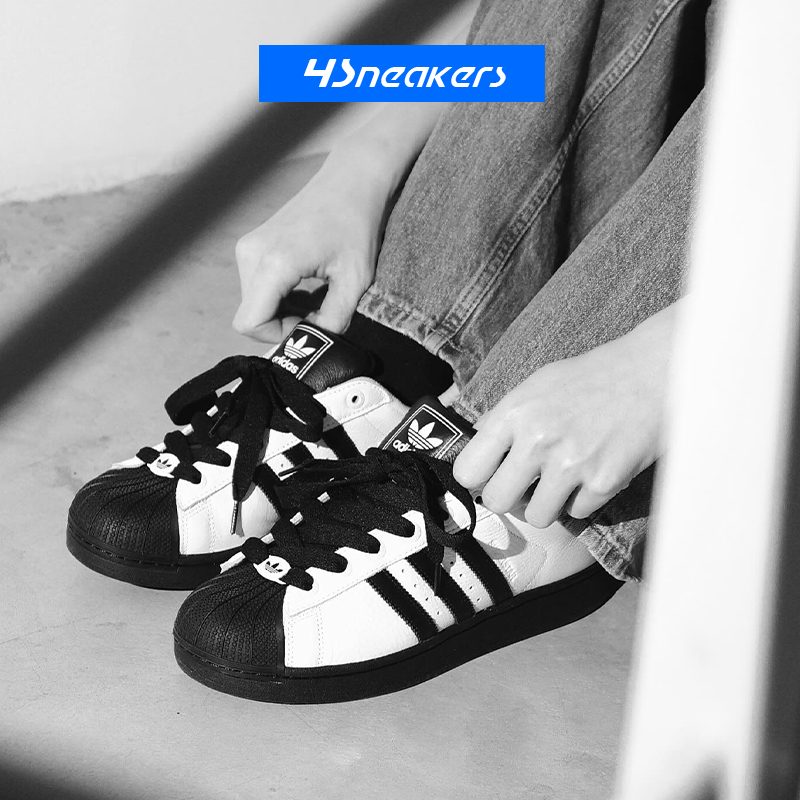 阿迪Adidas三叶草贝壳头板鞋