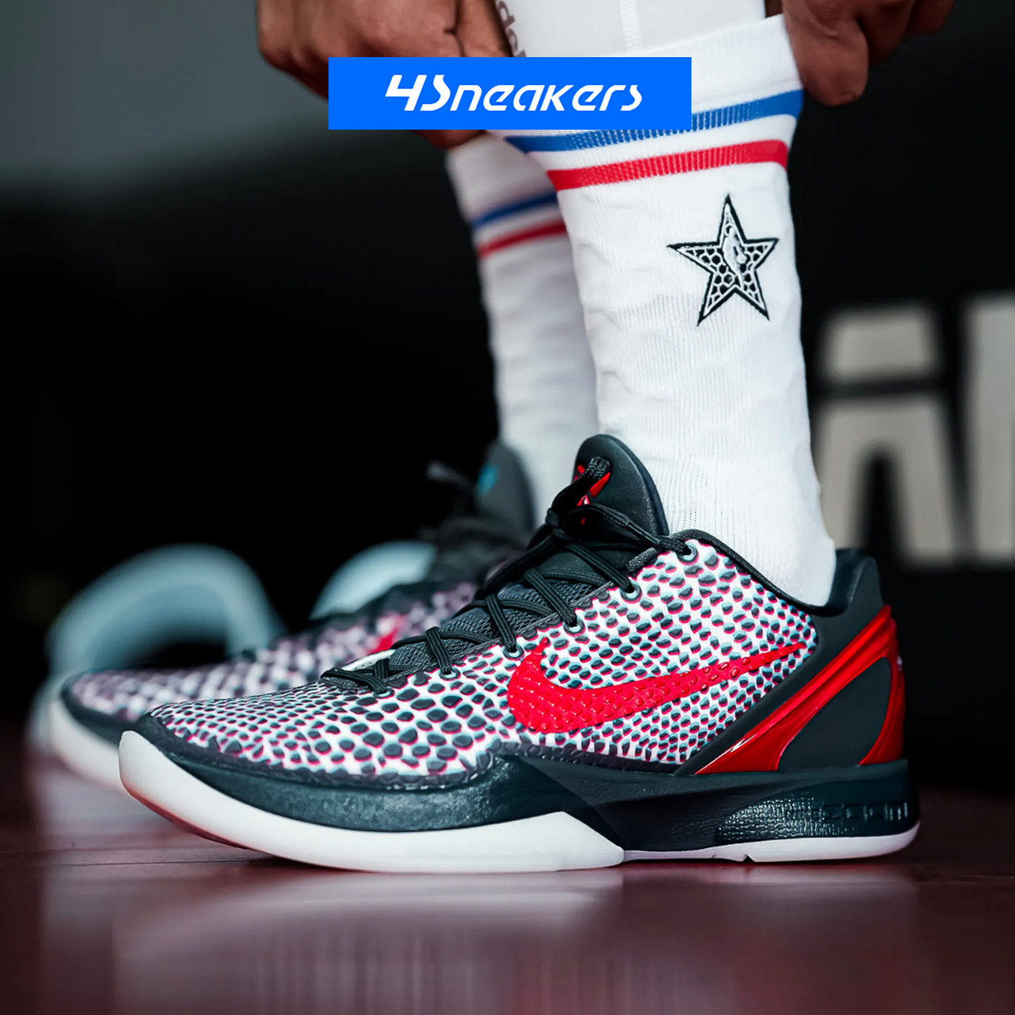 Nike耐克Zoom Kobe 6 好莱坞红蓝鸳鸯耐磨低帮篮球鞋IQ3902-002