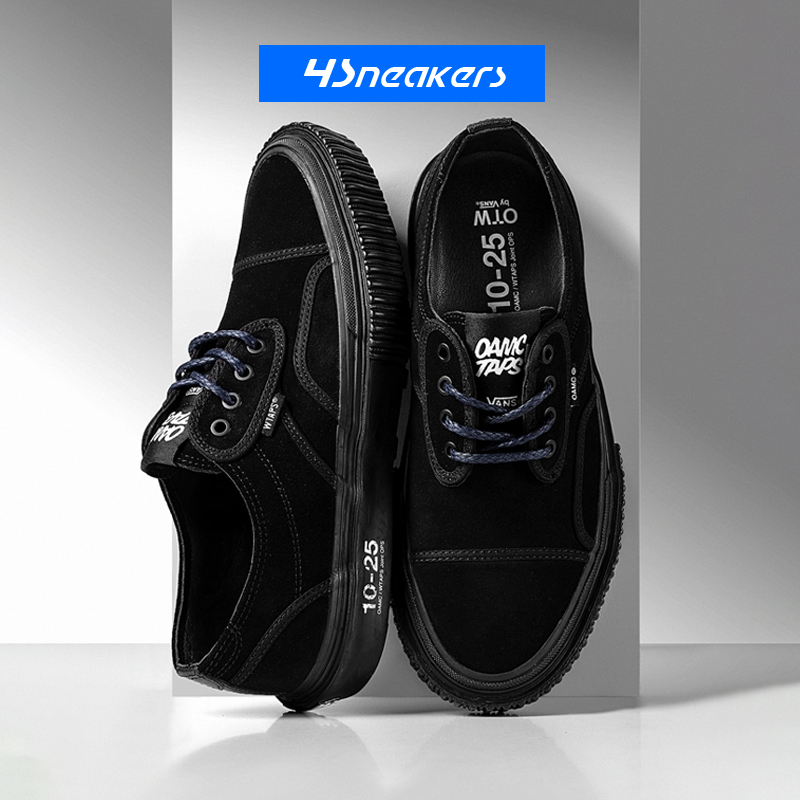 WTAPS x OAMC x Vans Seylynn LuG 范斯联名款黑色男女帆布鞋板鞋