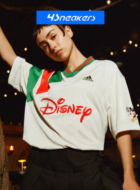 阿迪达斯BRAIN DEAD × Adidas三叶草迪士尼联名运动短袖球衣男女