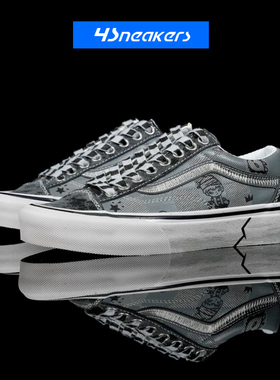 Vans/范斯 Old Skool 36 做旧男女低帮板鞋运动休闲鞋VN000D9VBOS