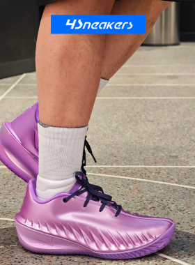 NIKE AIR ZOOM G.T. CUT 4紫色支撑回弹低帮实战篮球鞋IR7207-500