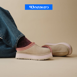 UGG Tazz Sunwave 塔茨厚底增高羊毛休闲一脚蹬半拖雪地靴1174471