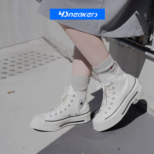 匡威Converse SQUARED 方頭幾何高幫帆布鞋 A06436C Chuck70