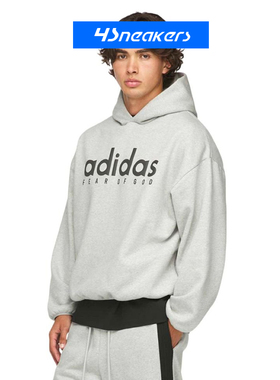Adidas x Fear of God Athletics联名款FW25男女连帽套头长袖卫衣