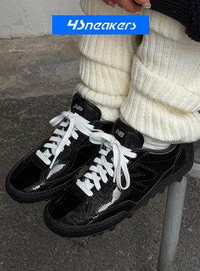 NEW BALANCE GATOR RUN NB男女亮面鳄鱼纹经典复刻薄底运动休闲鞋