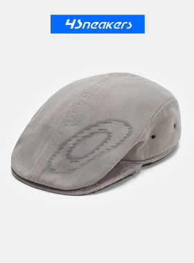 OAKLEY x PIET Distressed Static Beret 灰色做旧刺绣贝雷帽