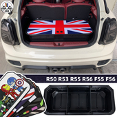 宝马迷你MINI R55R56F56F54F55F60电车J01J05U25后备箱收纳储物箱