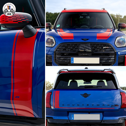24-26 款MINI U25 Countryman JCW Pro 机盖拉花装饰贴官方限量款