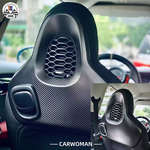 CARWOMAN碳纤维JCW椅子背板纯碳