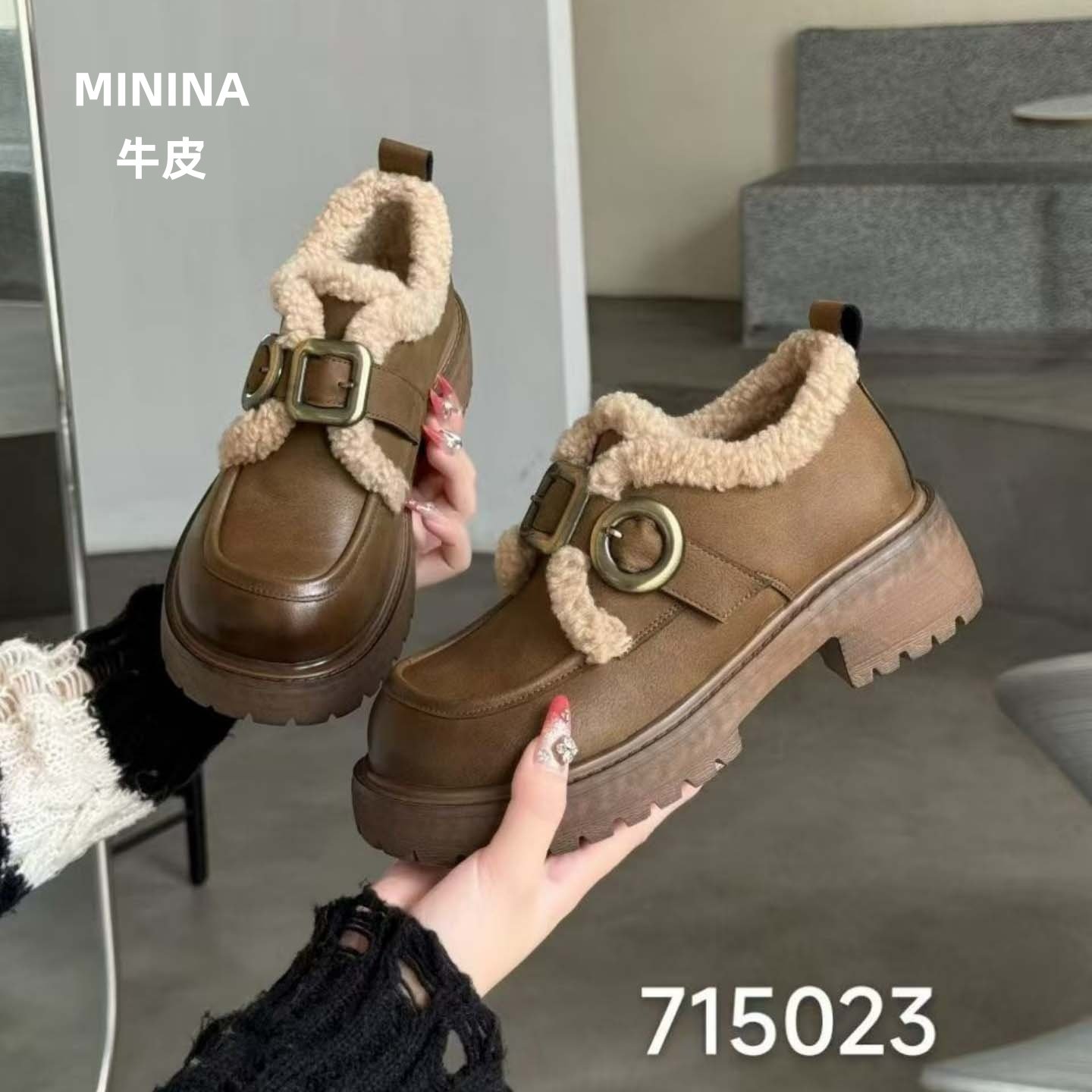 纯皮羊毛低帮雪地靴女加绒加厚豆豆乐福瓢鞋欧货广州高端大棉鞋冬,女鞋,时尚雪地靴,淘宝优惠券,粉丝福利购,淘宝优惠卷