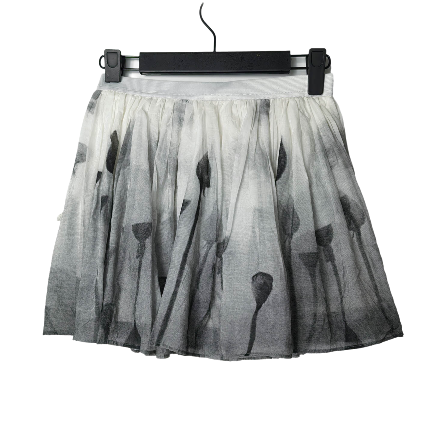 圣牌时尚扎染A字半身裙女春夏棉质褶皱渐变百搭短裙1332