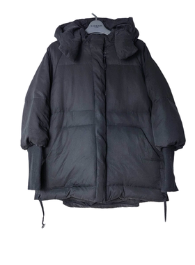 圣迪保暖加厚抽绳连帽羽绒服