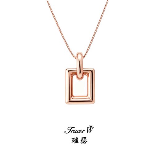 TW璀瑟安契925银项链女友礼物