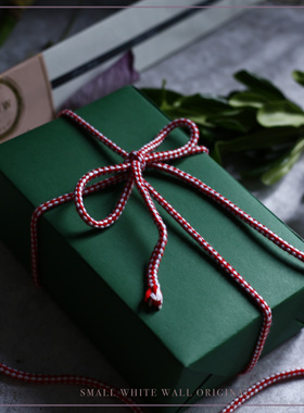 SWW原cinnamonon大幅圣诞节礼物包装纸礼品纸绿色加厚哑光纯色