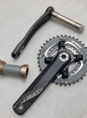 原厂FSA速降自行车BB92压入式 牙盘10/11速38/24 齿175铝大齿盘