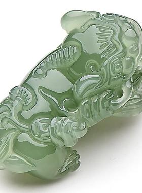 新疆貔貅吊坠男天然玉石坠和田玉