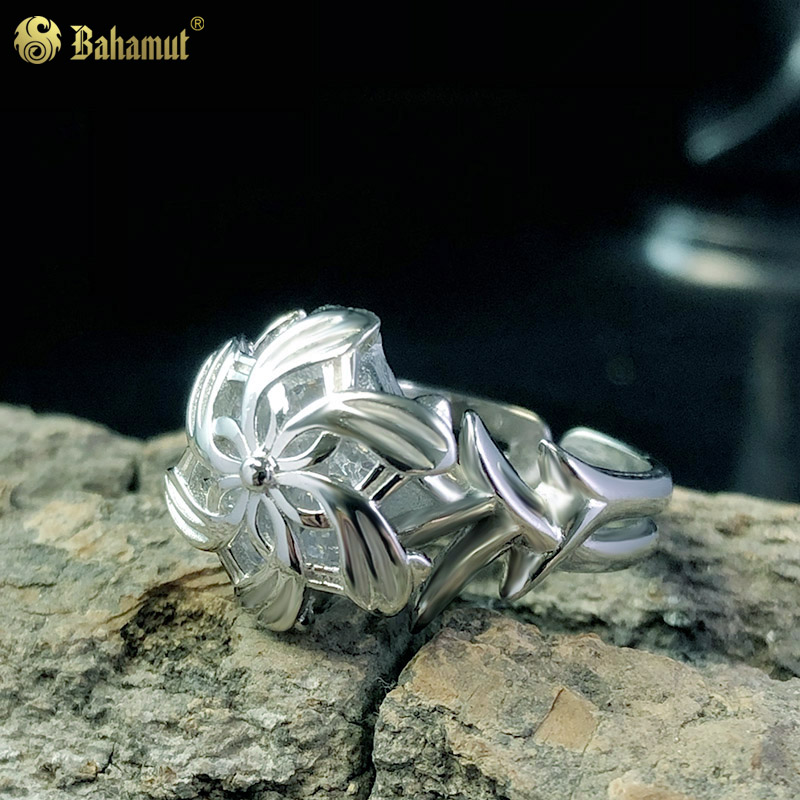 指环王魔戒周边精灵女王花朵水戒