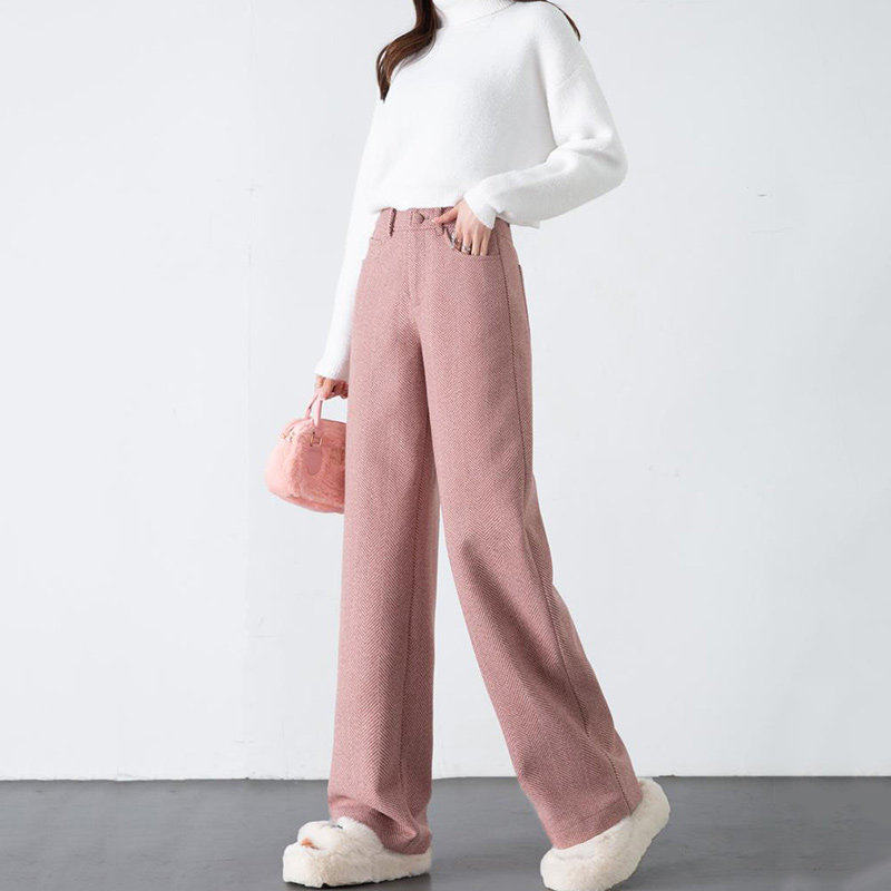 轻奢巨好看的灯芯绒裤子女冬季新款宽松显瘦垂感高级感直筒糯米裤,女装/女士精品,大码裤装,淘宝优惠券,粉丝福利购,淘宝优惠卷