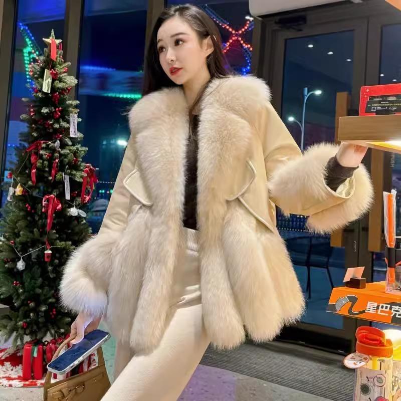小个子爆款洋气皮草外套