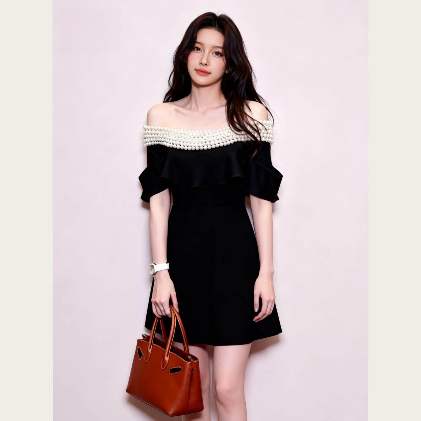 连衣裙女舒适夏季miu系小黑裙