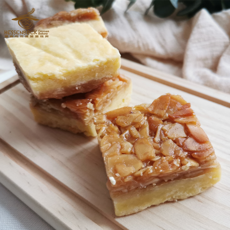 北京黑森布克德国面包房圣诞节限定蜂蜜杏仁片酥4块装
