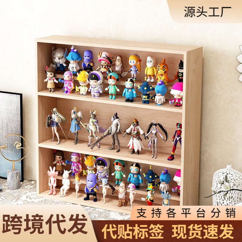 复古实木质抽屉收纳盒桌面文具饰品胶带化妆品整理多层zakka柜子