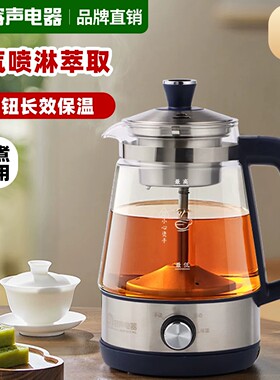 容声电茶炉蒸汽喷淋煮茶器1L