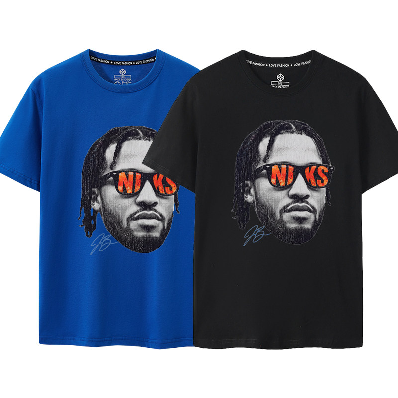 2026短袖T恤布伦森同款衣服男印花纽约尼克斯11号大码篮球KNICKS