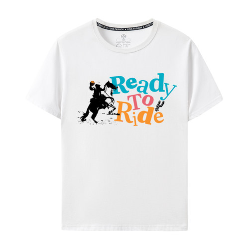 2026年新款短袖T恤春夏马刺队同款季后赛衣服城市款READY TO RIDE