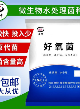 微生物污水处理菌种曝气池一体化设备好氧菌种提高污泥活性降cod