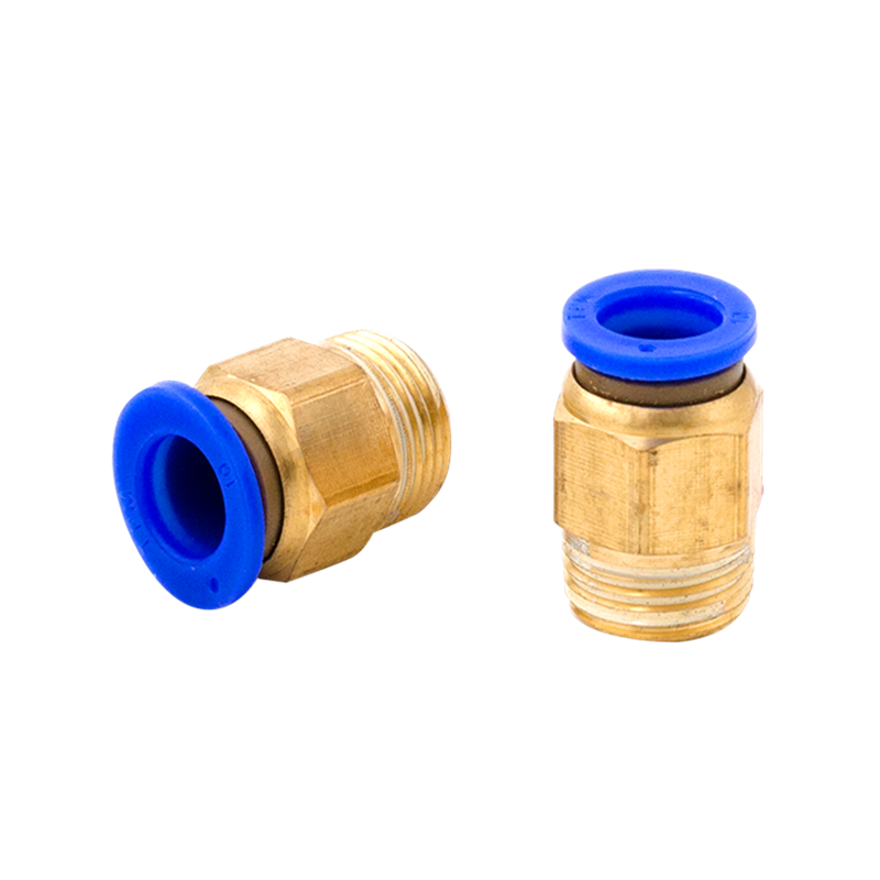 全铜模具水嘴快速接头PC8-02英制细牙六角气动螺纹PC10-03PC12-i.