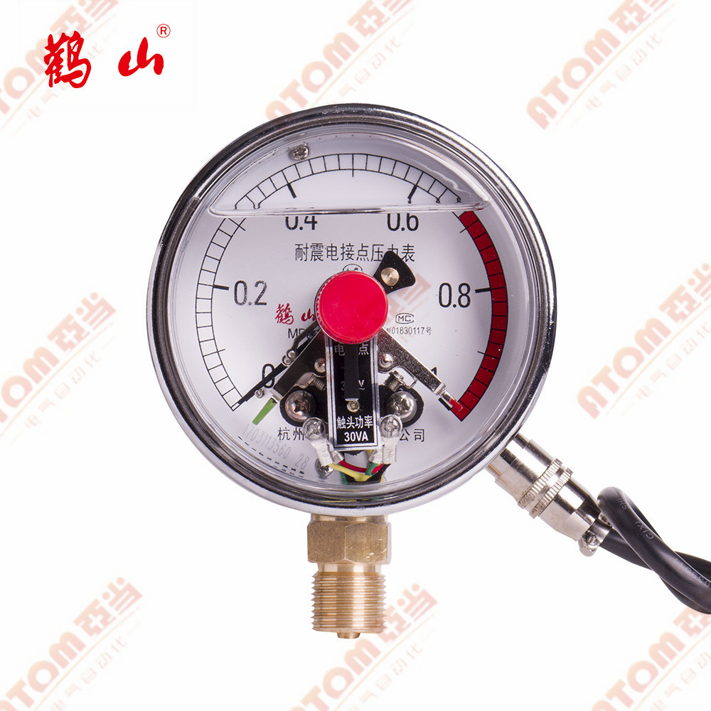 鹳山耐震电接点压力表YNXC100