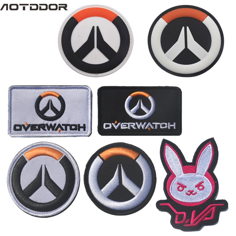 守望先锋徽章魔术贴PVC软胶贴