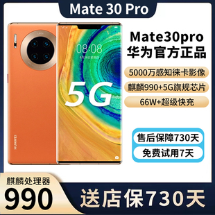 Mate Pro 5G手机官方正品 麒麟990鸿蒙系统 华为 Huawei