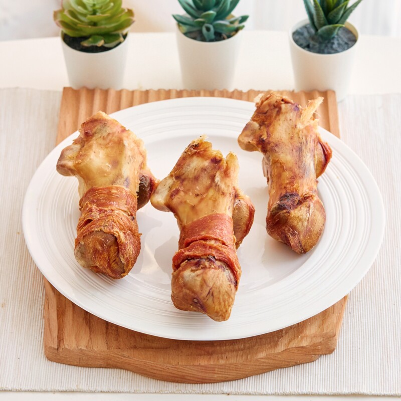 柯基法斗磨牙棒狗骨头耐咬小型大型金毛幼犬洁齿狗零食咬胶真牛骨