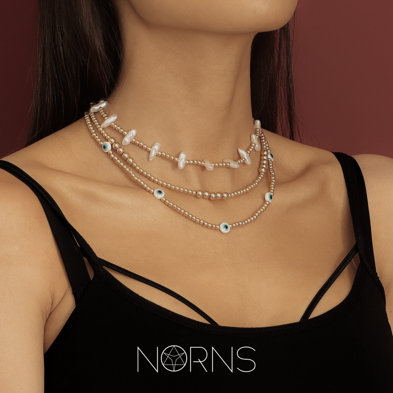 Norns塑料拼接优雅仿珍珠