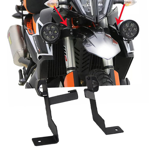 适用ktm790adv改装射灯支架