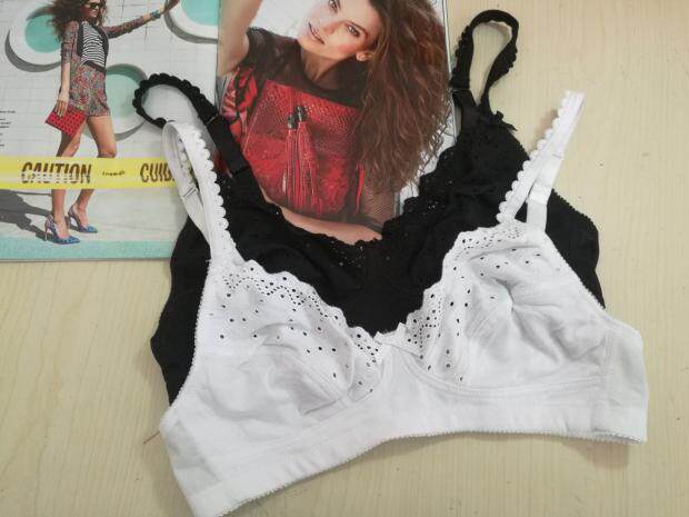 无钢圈薄款文胸 大尺码胖mm棉质缩胸内衣70ab7580abc859095100bcd