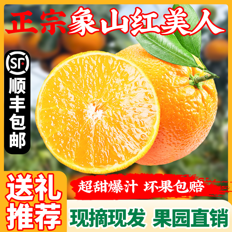 正宗象山红美人柑橘新鲜孕妇水果