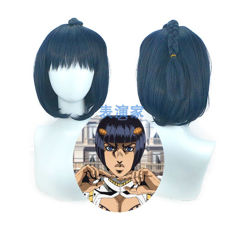 jojo的奇妙冒险 黄金之风 布鲁诺·布加拉提 cos 假发