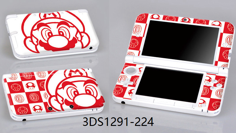 任天堂3dsll/xl贴纸痛机贴全包痛贴彩贴膜个性彩贴机身贴保护贴