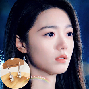 锆石小天使耳环高级感气质耳钩耳饰女 骄阳似我聂曦光赵今麦同款