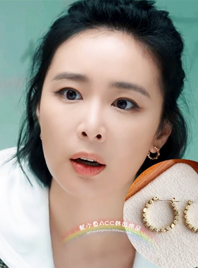 时尚OL碎银子耳圈耳环耳扣耳饰女