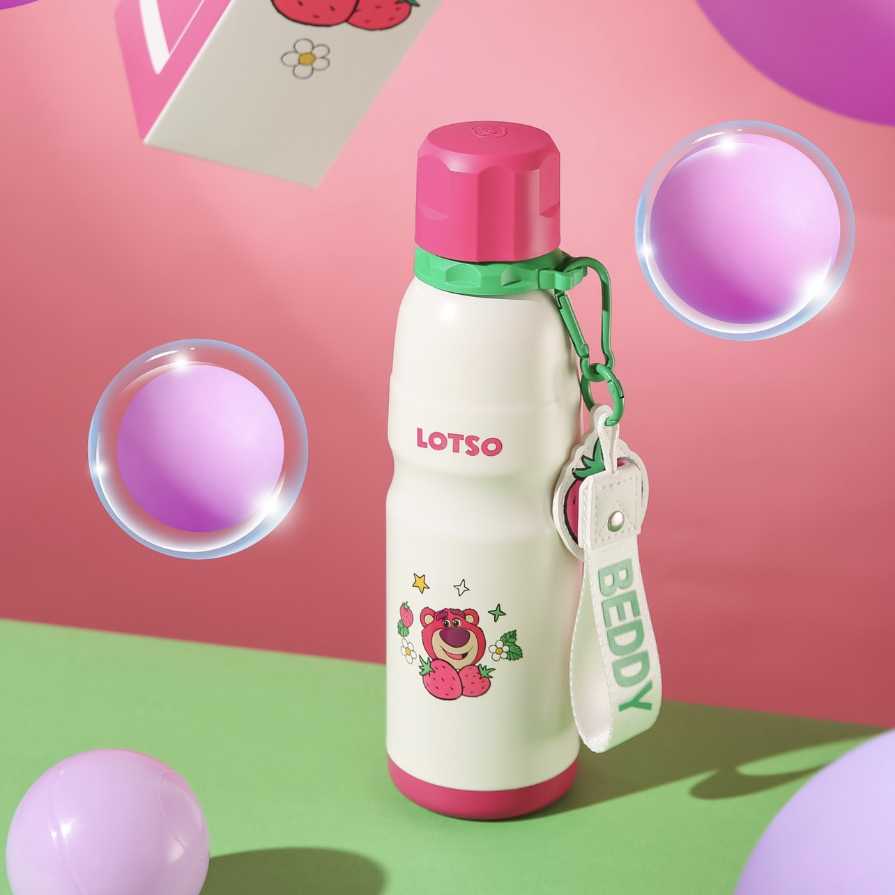 杯具熊运动杯现货秒发草莓熊