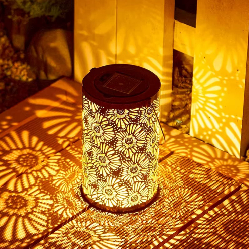 太阳能小夜灯户外氛围装饰镂空