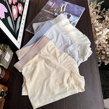 0感飘飞冰丝 大U立体棉裆平角裤男士内裤无痕夏季快干透气7A抑菌