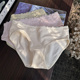 氧气呼吸 女生棉裆 透气舒适95纯棉三角裤 自留好穿棉内裤 蕾丝腰边
